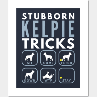 Stubborn Australian Kelpie Tricks - Dog Training Posters and Art